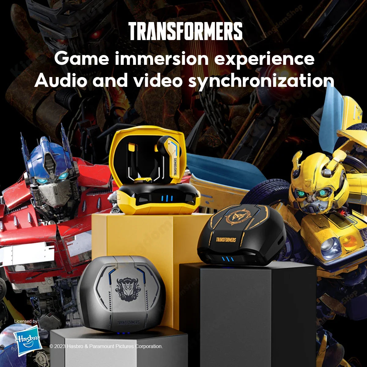 Transformers TF-T06 Bluetooth 5.3 Wireless Gaming Earbuds