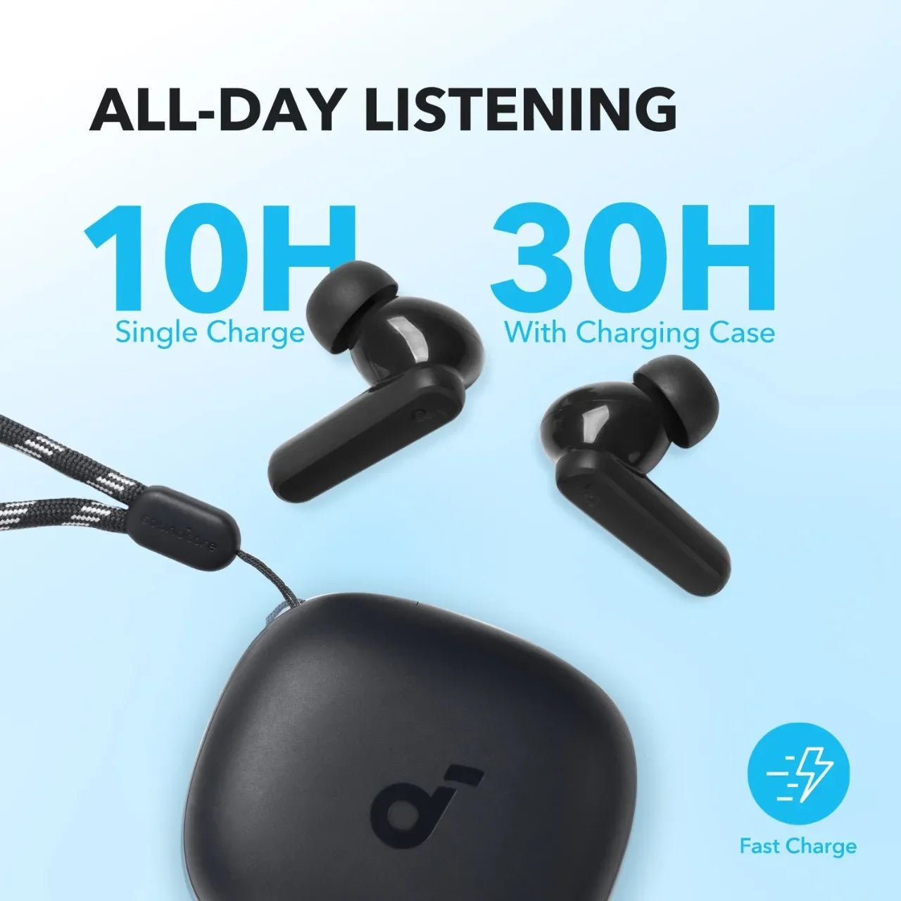 Soundcore P20i Wireless Earbuds with 30H Battery and Deep Bass